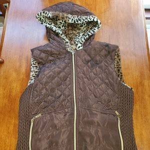 Ladies reversible vest jacket